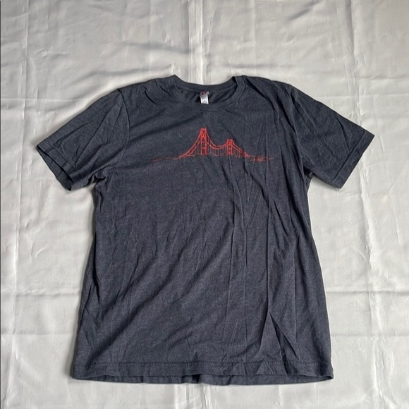 NEW SKOOL Golden Gate Bridge Graphic T-Shirt - Picture 3 of 9